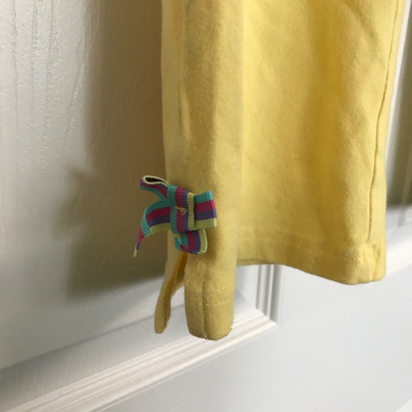 Y2K SIMPLY BASIC Girls L or Women's XXS/XS Cotton Bow Leg Pants Leggings FLAWS - Picture 5 of 12